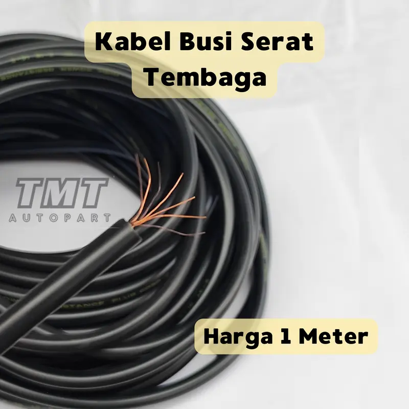 (1 Meter) Kabel Busi Serat Tembaga Mobil Universal 0