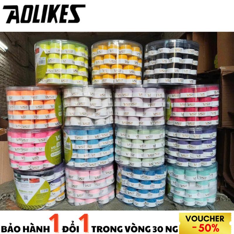 Combo 5  cuộn 10 cuộn quấn cán VS VG002 Cuốn cán vợt tennis, cuốn cán cầu lông, quấn cán  Pickleball chính hãng VS VG002 loại có vân cá Sport