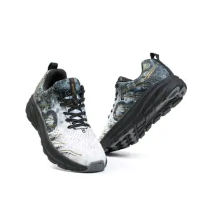 Awake Footwear Sepatu Olahraga Running Lari Cowok Cewek Ultralight Premium Outdoor leapers batch2 Hitam grey