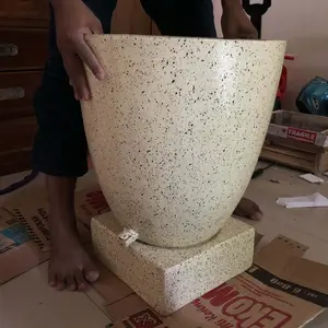 bak mandi ori terazzo jumbo d60t80 ukir kipas (ONGKIR OTOMATIS)