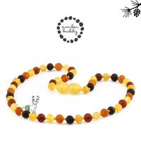 Gambar Amber Buddy | XB54M1M Kalung & Gelang Amber Bayi Multicolour Yellow Matte - 32cm & 14cm. - Kalung XB54M1M dari Amber Buddy Indonesia Kota Denpasar 2 Tokopedia