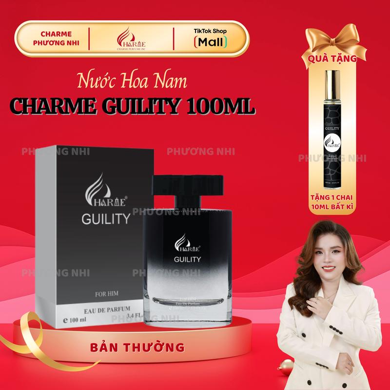   TẶNG 1CHAI 10ml  CHARME PERFUME-Nước hoa nam GUILITY 100ml-dịu nhẹ sang trọng,nam tính Perfume Xịt Thơm 