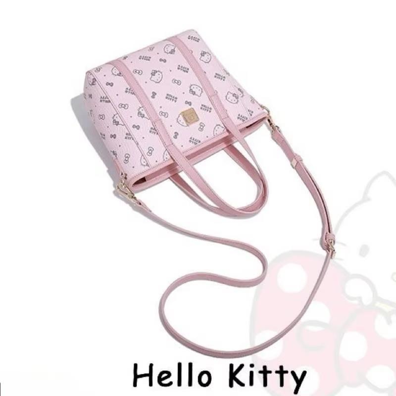 Product Introduction of Túi Tote Hello Kitty, Sanrio, In Cổ Điển, Túi Xách Đeo Một Bên Vai, Dung Lượng Lớn, Làm Bằng Chất Liệu PU, Thích Hợp Cho Bé Gái 6
