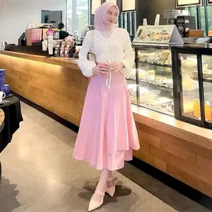 Rok Monalica Susun 2 Lapis Katun Twistcone Cewek