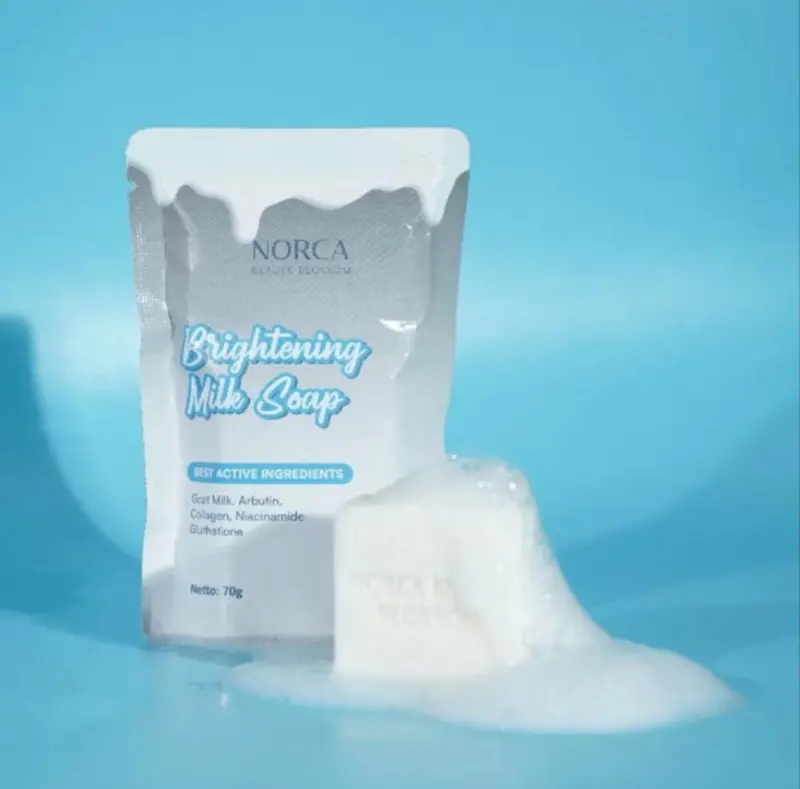 NORCA WHITENING MILK SOAP ORIGINAL (BPOM) SABUN PEMUTIH SUSU, SABUN PEMUTIH BADAN 0