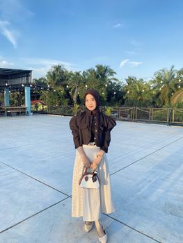 Product Review of TITIKSTORE.ID-Joy Skirt-rok flare Wanita Korean Style- Bahan semiwoll lokal_Model Panjang & Midi Bawahan Cewek Maxi from ⋆**⋆ 3