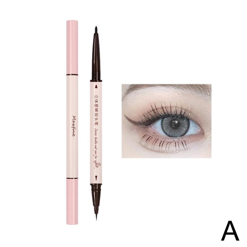 Product Introduction of Double-Headed Eyeliner Pen 2-in-1 ing High Pen Waterproof Easy To Not Sweatproof Fade D2Q7 31