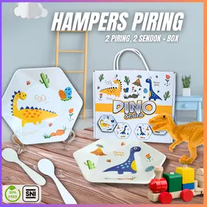 COD(SNI)Peralatan makan yang aman dan higienis/Melamin/Piring anti pecah/Hampers Idul Fitri/Hampers hadiah/Hadiah untuk anak-anak/Hadiah piring/Hampers murah/Peralatan makan diskon/Ini adalah hampers hadiah yang sangat bagus Kitchenware