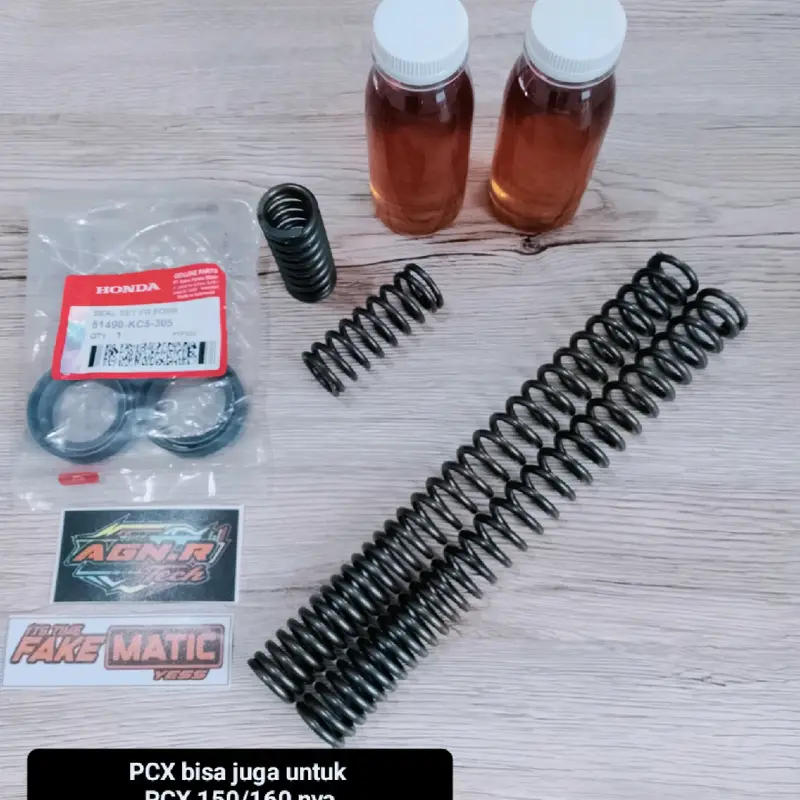 LOWERING KIT DOWNSIZE NMAX-PCX-ADV-AEROX OLD-NEW AEROX-AEROX ALPHA-AEROX TURBO-PENURUN SHOCK DEPAN (PAKET PER SULING+PER SHOCK+OLI REBOUND DOWNSIZE) 3