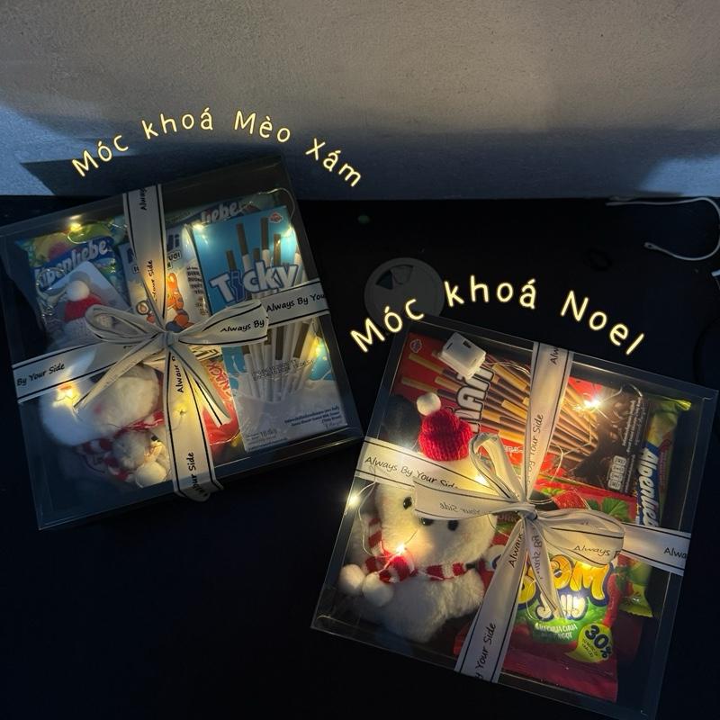   Ảnh thật  Hộp quà móc khoá gấu bông bánh kẹo dễ thương quà tặng dịp lễ sinh nhật trung thu 