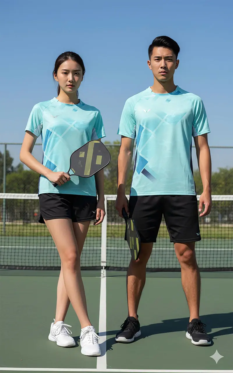 Product Introduction of Áo Thun Nam/ Nữ Chạy Bộ, Cầu Lông, tennis, Mặc Nhà Vina Authentic AVT85 Mùa Hè Phong Cách Cao Cấp 11