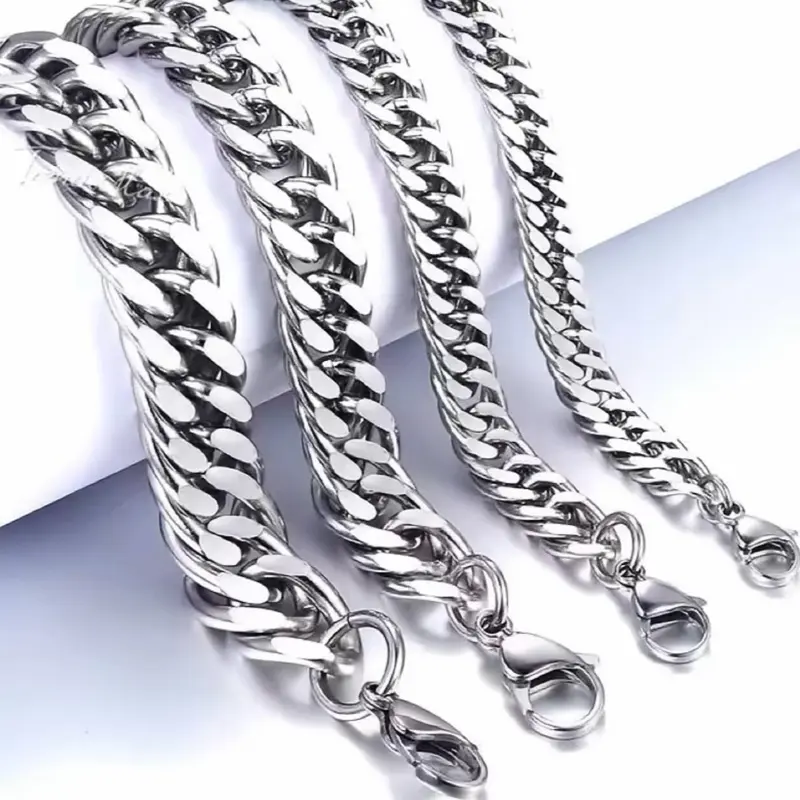 GELANG TANGAN RANTAI PRIA 3mm-11mm GELANG ANTIPUDAR PRIA GELANG ANTIPUDAR Bracelets