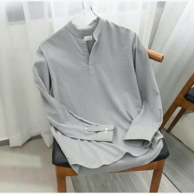 Áo sơ mi Nam vải đũi dài tay vải đũi cao cấp thoáng mát trẻ trung năng động lên phom thoải mái