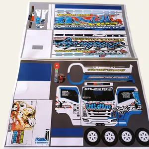 Pola Stiker Papercraft Miniatur Truk Oleng (Bayar Ditempat) Car