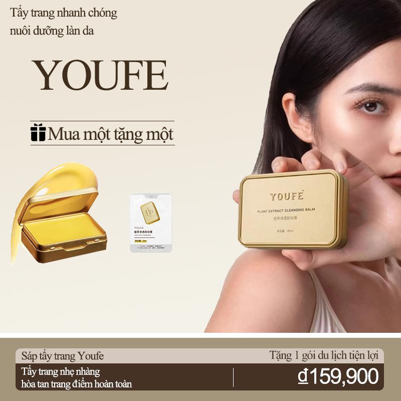 Sáp Tẩy Trang YOUFE – Chiết xuất từ thực vật tự nhiên, dịu nhẹ cho da, không kích ứng, không cặn sau khi làm sạch