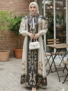 BV - READY STOCK - Daneen dress silk wanita lebaran 2026 - gaun wanita