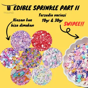 Sprinkles trimit springkel 10gr sprinkles mix cake dekorasi bisa dimakan sprinkle edible sprinkle kue bisa dimakan part 2