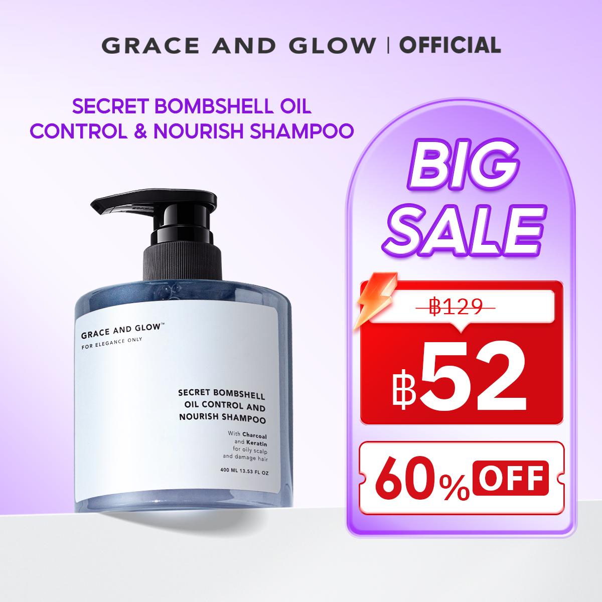 Grace and Glow Amethyst Anti Dandruff Shampoo Climbazole + Probiotic