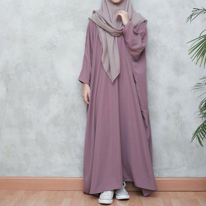 ABAYA POLOS KALONG/ABAYA BASIC SIMPLE 1