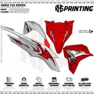 RNS Striping Transparan Vario 125 New Gen 2 Stiker Variasi Click 125 Striping Vario 125 Gen 2 Varky