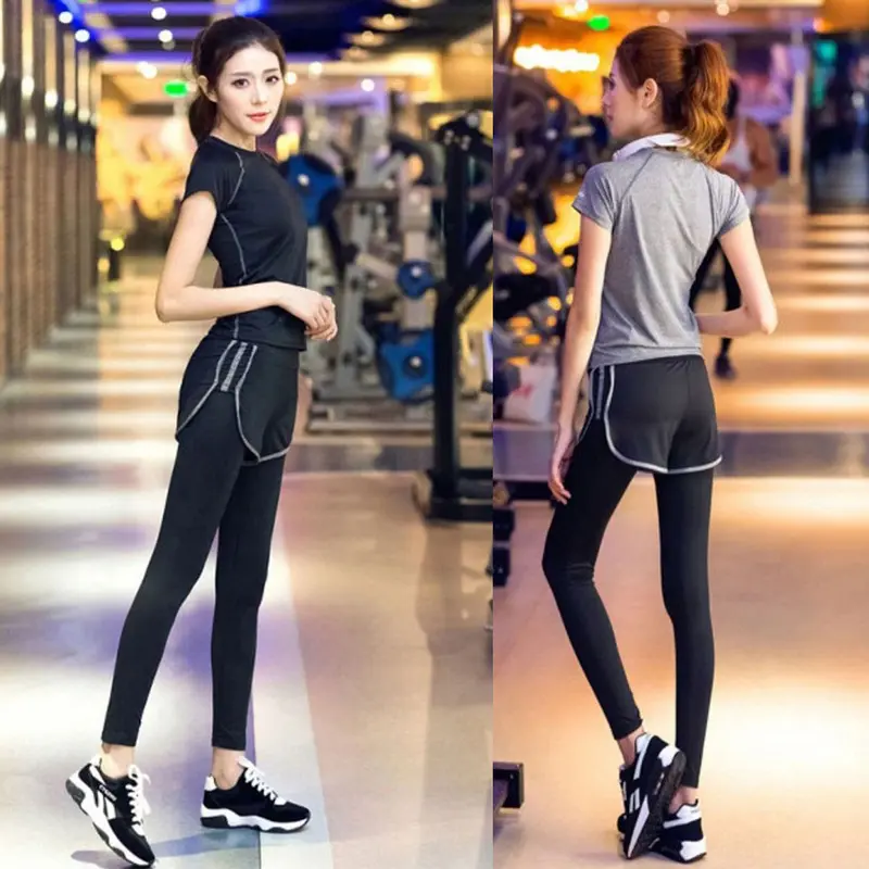 ( Promo ) Legging Celana Wanita Outdoor / Legging 2 Lapis Sport Terbaru / Legging Hotpants List Yoga Gym Fitness / Legging 2 in 1 Olahraga Kekinian 0