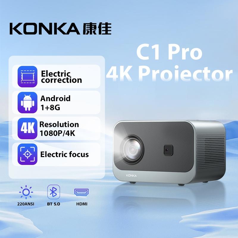 KONKA/C1-Pro Projector Home 4K Ultra HD 2000ANSI Lumen HDMI Input ...