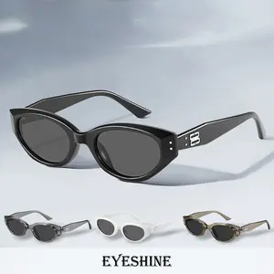 Eyeshine - Kacamata Hitam Cateye Titik Dua Sunglasses Full Frame Kacamata Anti Uv