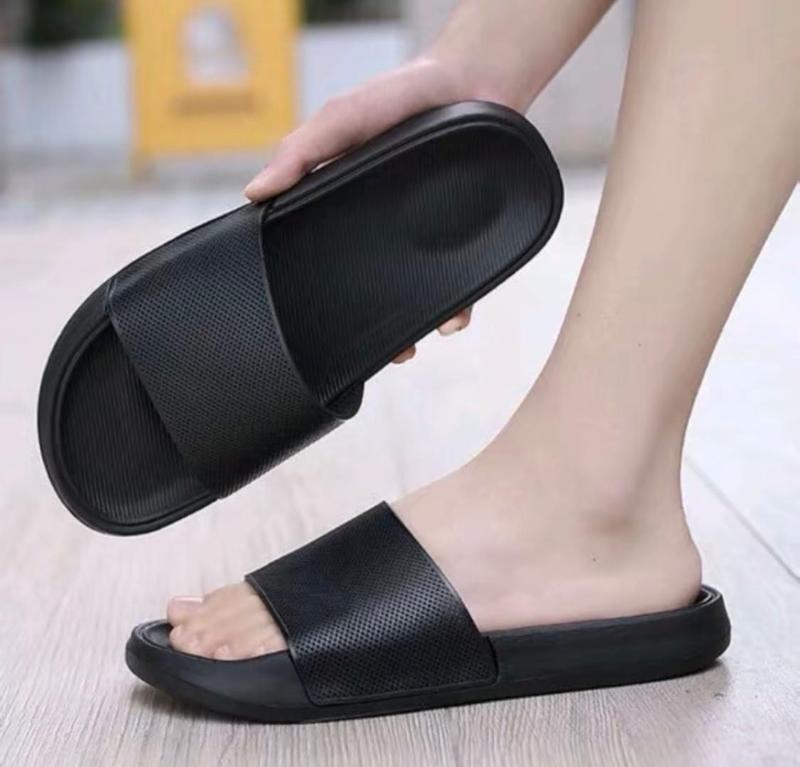Sandal Slop Polos Pria Wanita Empuk Anti Slip Sandal Trendy High Quality Sendal Selop Casual Distro Original Lentur Ringan Tahan Air 3
