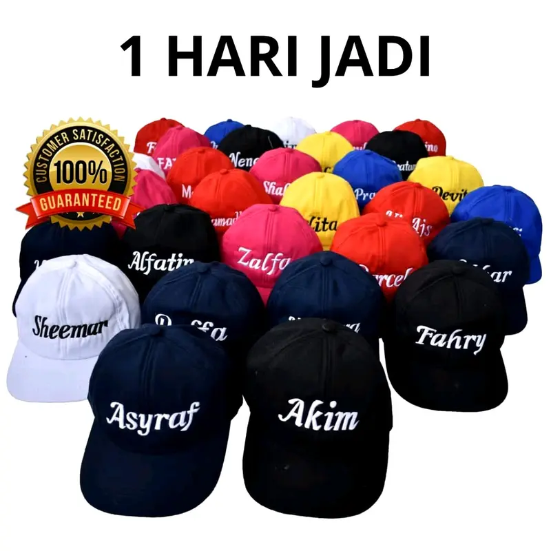 Topi Anak Baseball Bordir Nama Custom - Fashion Anak 5