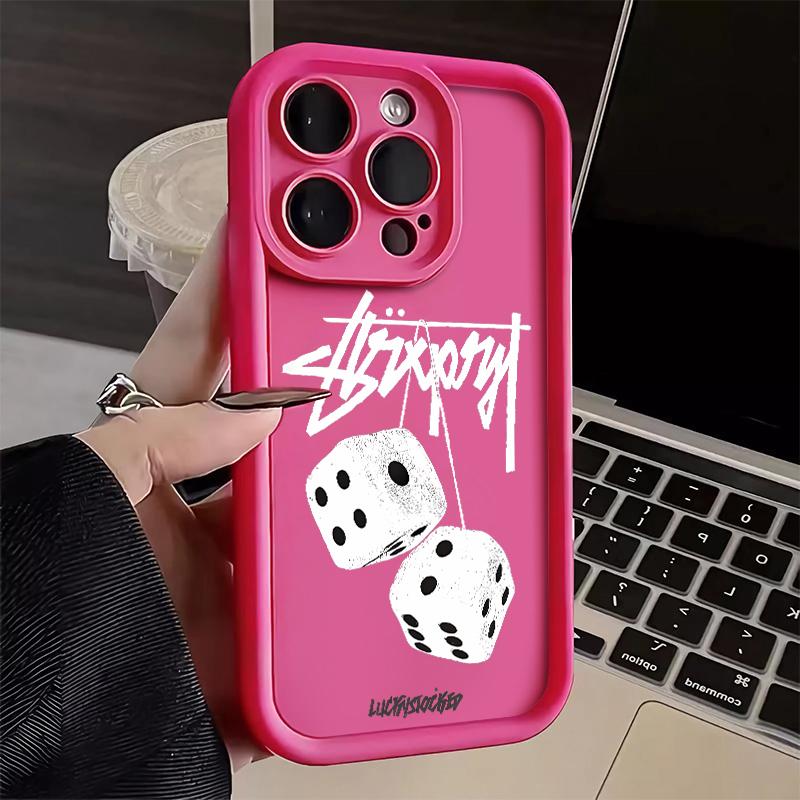 Product Introduction of Iphone case,Trend Creative STU Dice,Compatible with iPhone 6 7 8 PLUS 11 12 13 14 15 PRO MAX X XR XS. Anti-Drop and shockproof,Imported materials protective cover 13