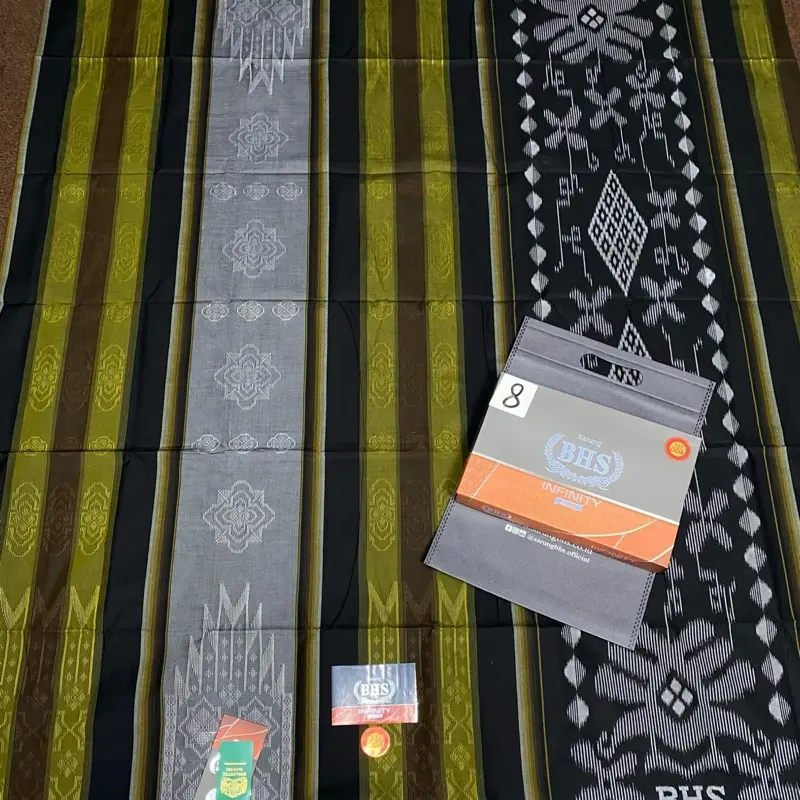 SARUNG BHS INFINITY SILVER TIMBUL FREE TOTEBAG 4