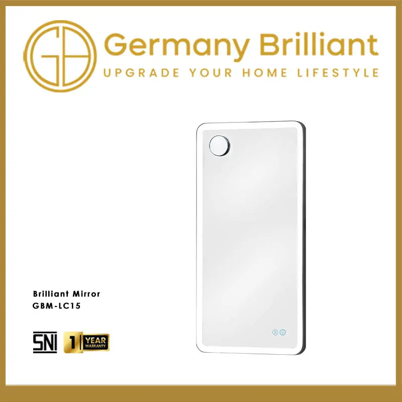 Germany Brilliant Kaca/Cermin LED Kamar/Wastafel Kamar Mandi GBM-LC15 0