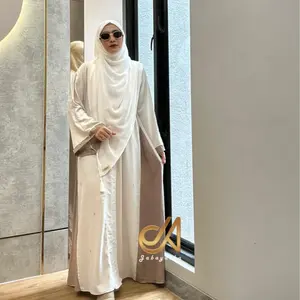 Jabayaska - Syakira Abaya Bahan Marbella Anti UV Elegan Nyaman untuk Umroh dan Lebaran Abaya Turki