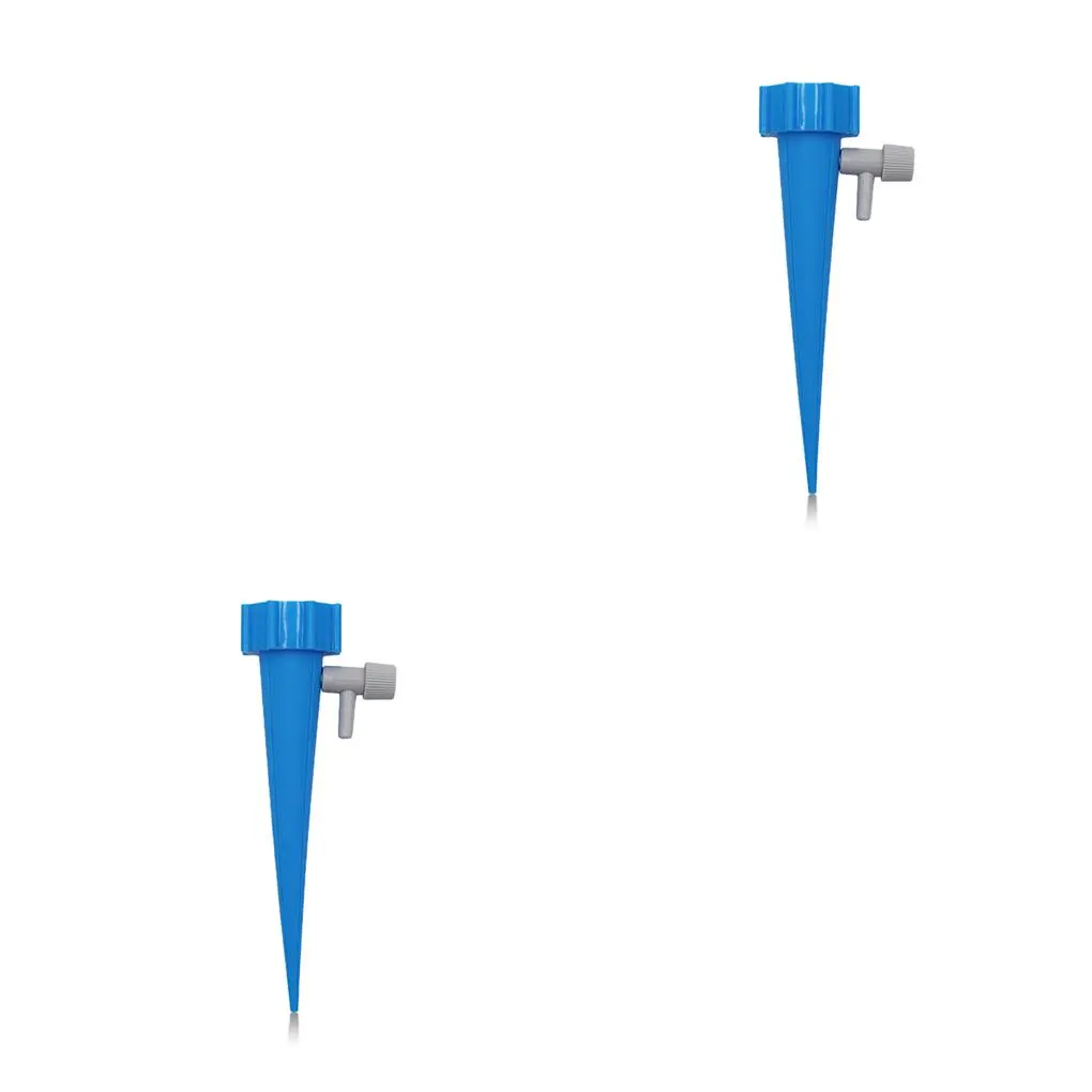 2 Set of Irrigation Dripper Houseplant Adjustable Automatic Watering Spike Bedroom Garden Greenhouse Balcony Waterer Household Supplies Blue 1 Piece