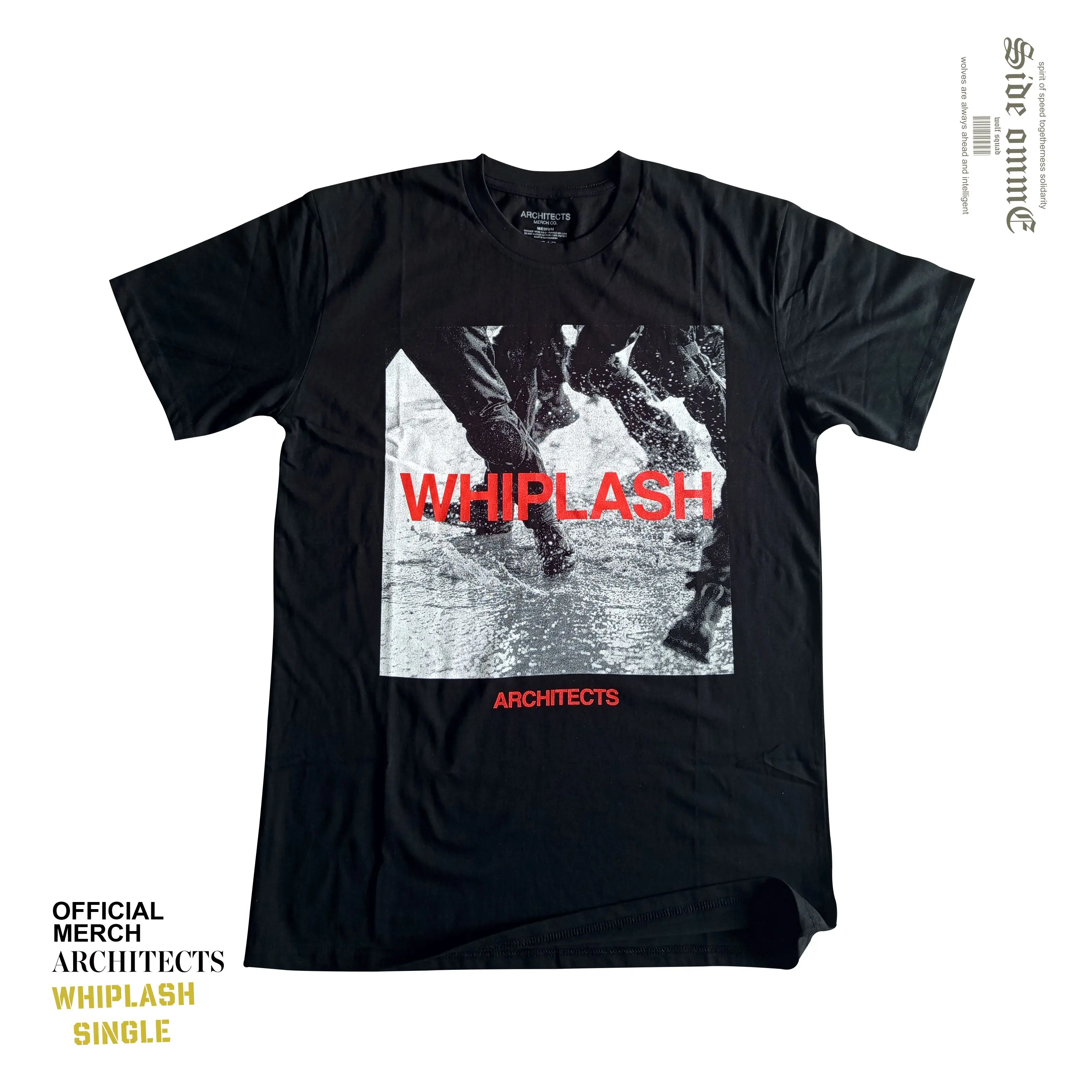 Architects Kaos Band Original (Whiplash Single Black Tshirt)