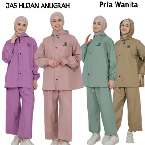 JAS HUJAN PRIA WANITA ANTI REMBES PVC 0,25 BY ANUGRAH