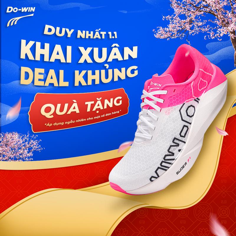 Giày Dowin Hexagon Giày Thể Thao Chạy Bộ Nam Nữ - Nhẹ Êm Thoáng Khí Và Thời Trang Phù Hợp Cho Chạy Bộ Hàng Ngày Đi Race Đi Bộ dowin