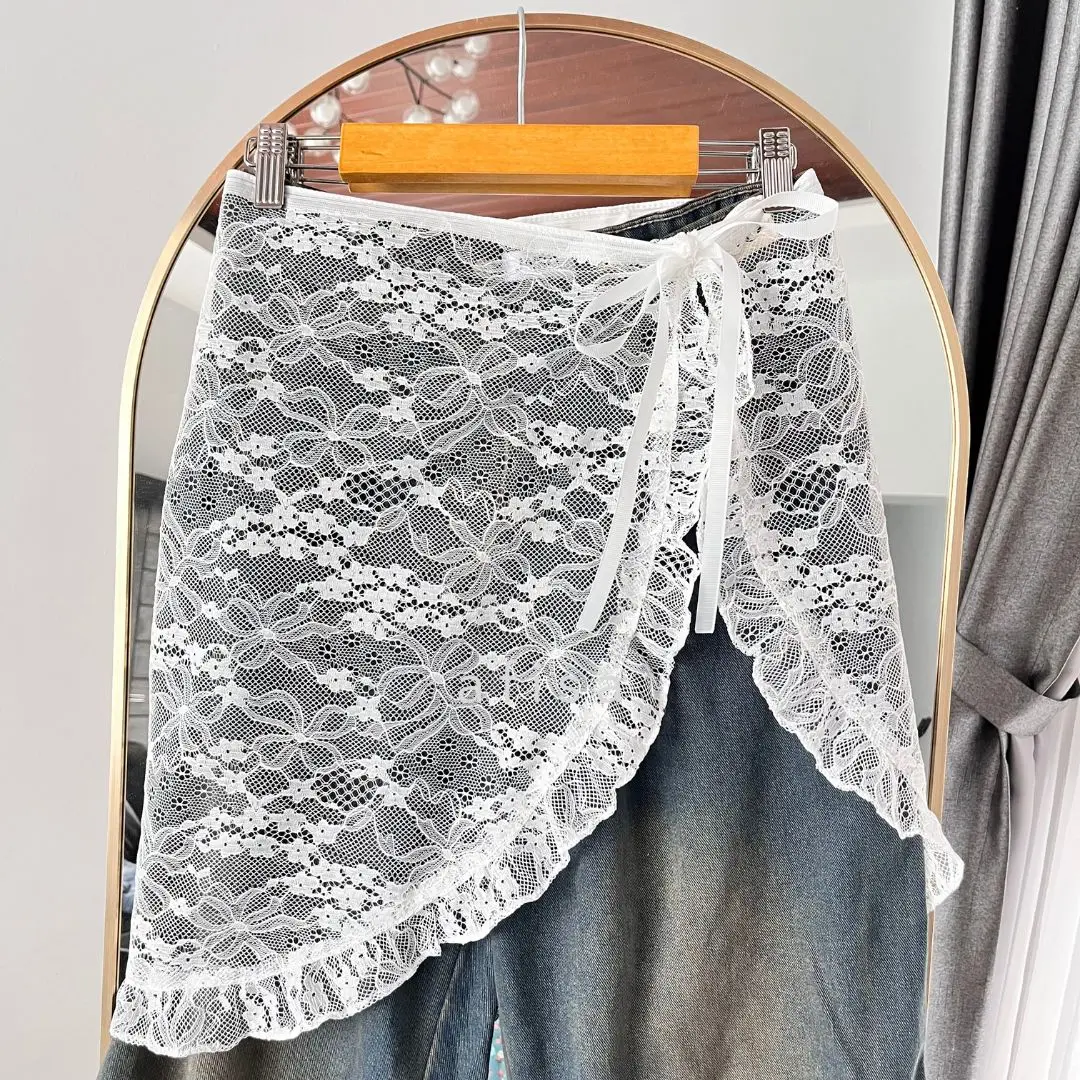 AFISA - Lace Skirt Rok Korea Rok Midi Rok