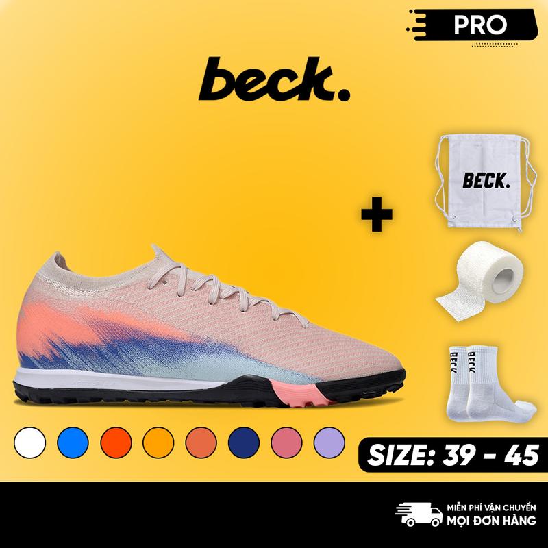 Giày Bóng Đá Mer Cua Ri Ồ, Va Pô 16 Pro Cổ Lửng , BECK, Đế Đinh TF, Bám Sân, Các Màu Sắc, Sân Cỏ Nhân Tạo