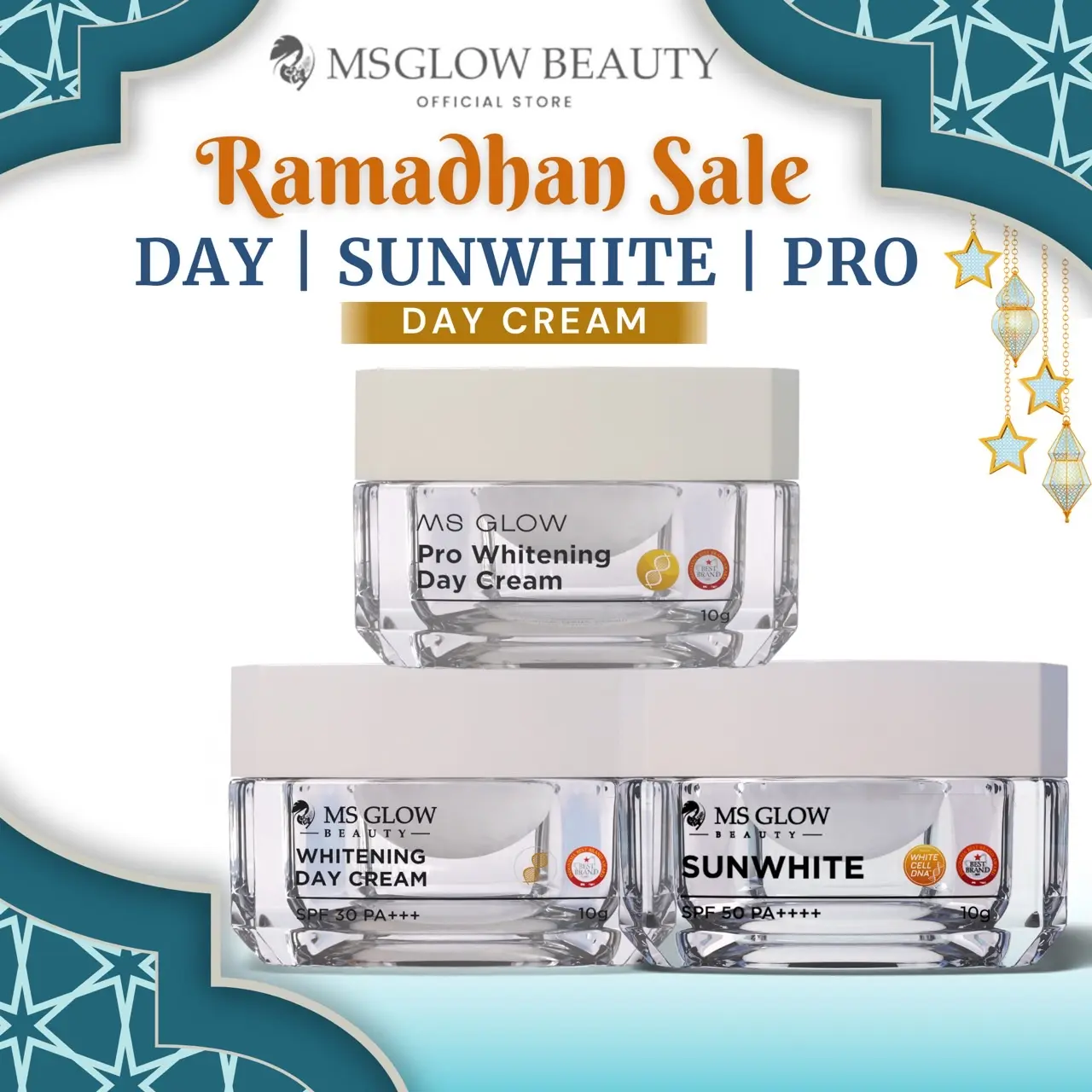 MS GLOW CREAM SIANG DAY / SUNGLOW / SUNWHITE