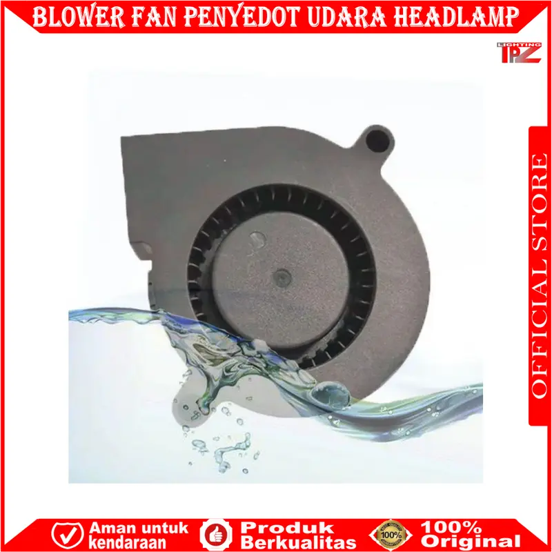ORIGINAL KIPAS PENDINGIN PENYEDOT UDARA PANAS LAMPU HEADLAMP FAN COOLING TURBO EXHAUST HEADLAMP 5 X 5 CM  MINI BLOWER FAN 12 VOLT 3