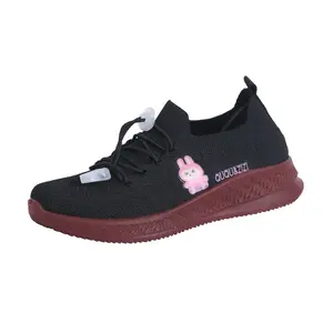 COLLIN Sepatu Anak Perempuan Laki-laki Slip On Rajut Sneakers Tali Hidup LABUBU - LX101-T (32-36)