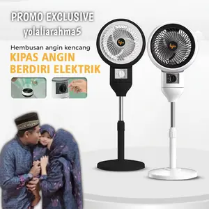 PROMO EXCLUSIVE yolaliarahma5 Kipas Angin Berdiri Lejia / Kipas Angin Fan Elektrik Rotation Stand Fan Premium