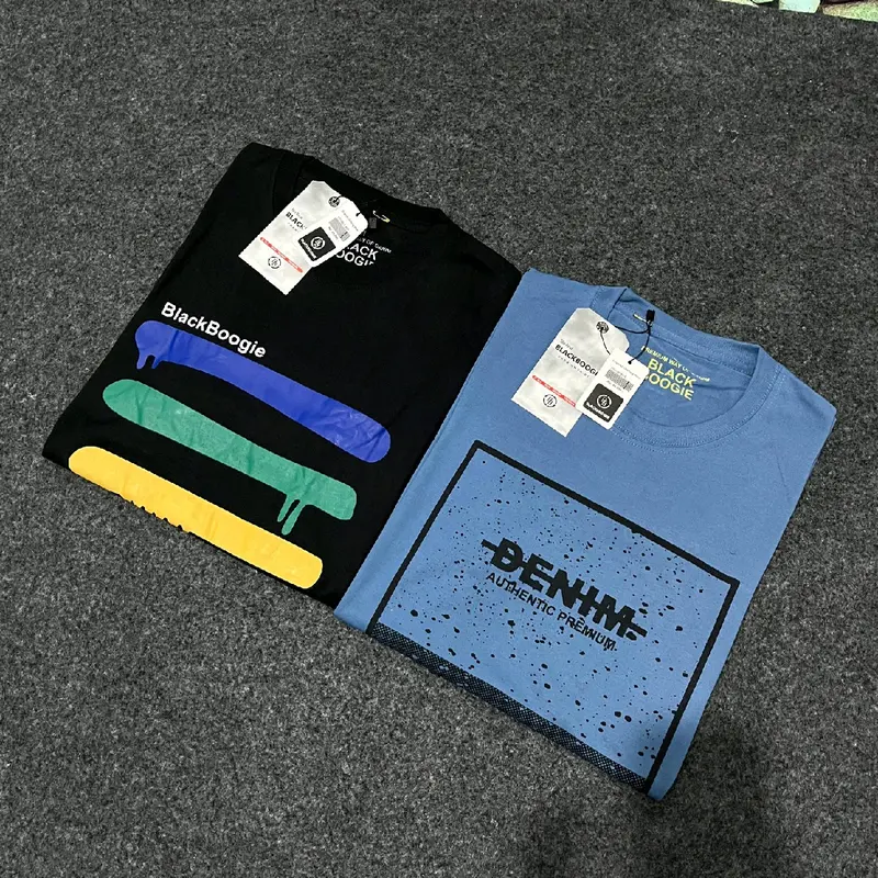 TERMURAH! 2 PCS hanya 50 ribu kaos distro  cowok cewek terbaru campur merek premium 24s pilih warna MLXLXXL3XL Keren Sablon 1