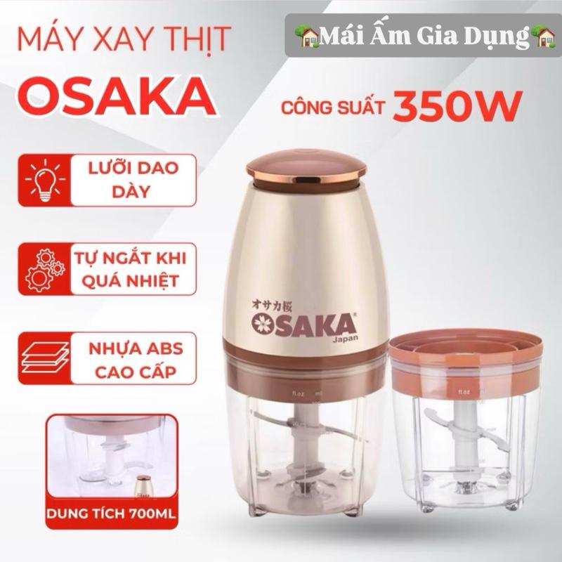 <Hàng loại 1> Máy Xay Đa Năng OSAKA Nắp Đồng Japan Cao Cấp - Xay Thịt Cá Rau Củ - Xay Sinh Tố - Xay Đá Mạnh Bền Lành Tiết Kiệm Cứng Cáp