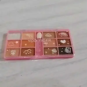 YOO TIGER Eyeshadow Palette 12 Warna Milk Tea Daily Makeup Pigmented Tahan Lama 278