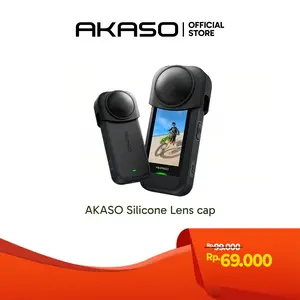 AKASO 360 Silicone Lens Cap – Pelindung Lensa Kamera 360 Anti Debu & Benturan Ringan | Premium Silicone