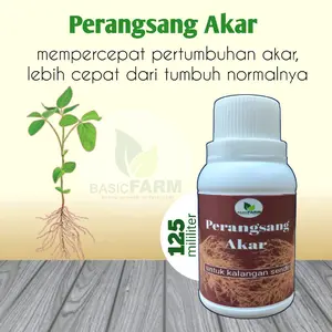Pupuk Nutrisi Akar isi 125 mili. memepercepat pertumbuhan akar untuk semua jenis tanaman.