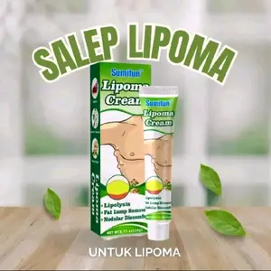 Lipoma Cream 100% original Salep Penghilang Benjolan Lemak & Kista 20g