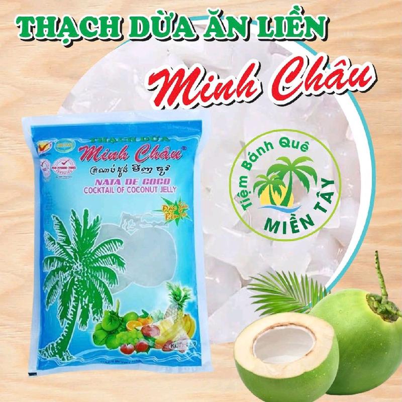 [KOL Phương Bắc ] Thạch dừa ăn liền Minh Châu túi 500g/1kg/Minh Tâm cao cấp thành phẩm  Món ngon mùa hè- Ăn vặt tuổi thơ